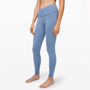 Lululemon Always On High-Rise Tight 28" - Sky Wash Print Tempest Blue